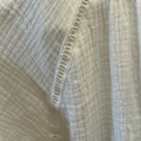 Knox Rose | Size Medium White Textured Boho Romper - Picture 2 of 10